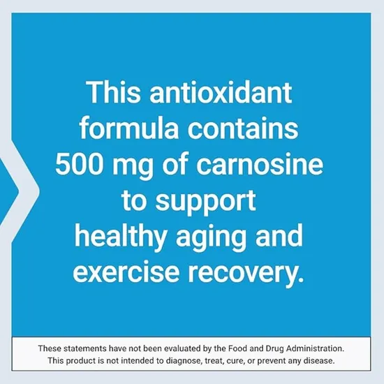 Life Extension Carnosine 500mg 60 Vegicaps