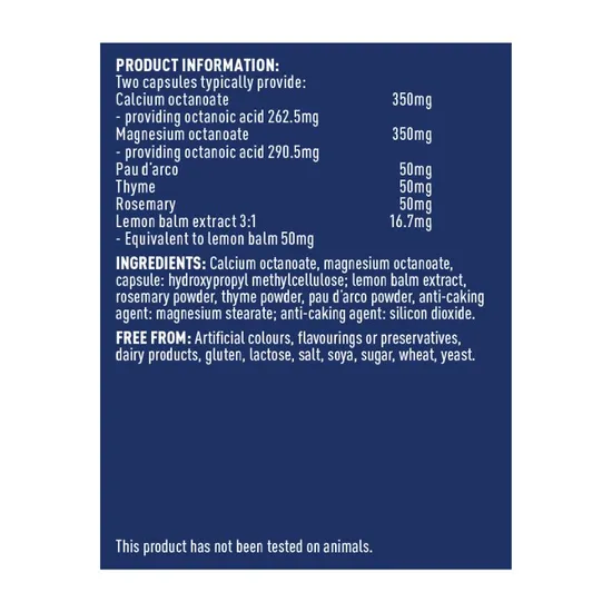 Higher Nature Candiclear Vegetarian Caps 90 Capsules