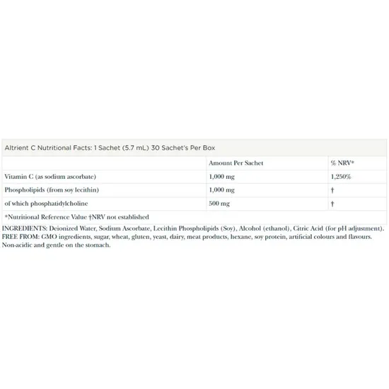 Altrient C Liposomal Vitamin C Sachet 1 Sachet