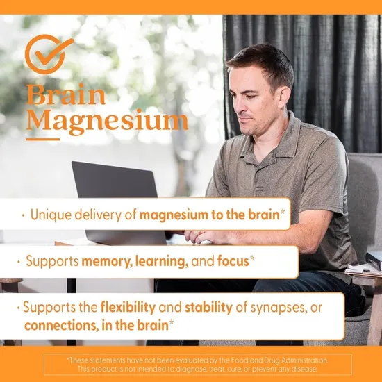 Doctor's Best Brain Magnesium With Magtein 50 mg | 90 Veg Caps