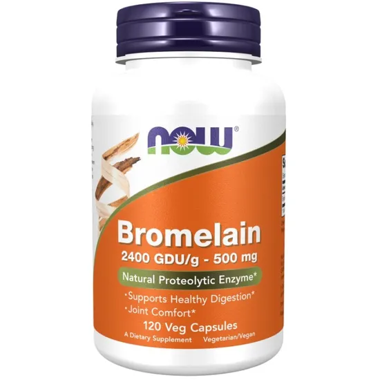 NOW Foods Bromelain 500mg 60 Capsules
