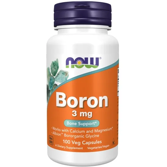 NOW Foods Boron 3mg - 100 Capsules