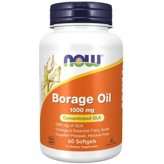 NOW Foods Borage Oil 1000mg 120 Softgels