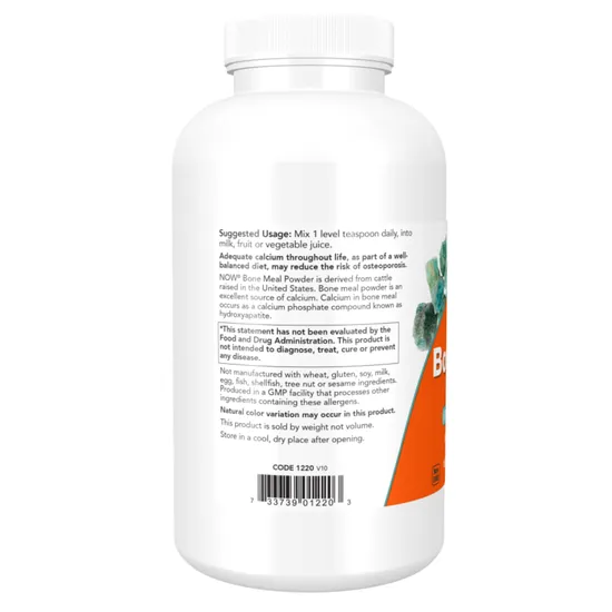 NOW Foods Bone Meal Powder 454g