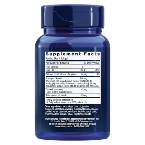 Life Extension Bloat Relief 60 Softgels