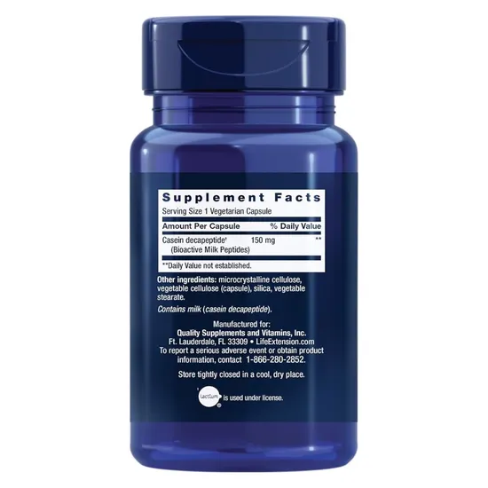 Life Extension Bioactive Milk Peptides 30 Capsules