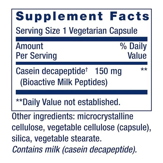 Life Extension Bioactive Milk Peptides 30 Capsules