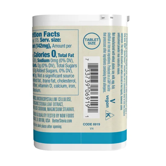 NOW Foods BetterStevia Instant Tabs 175 Tablets