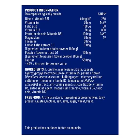 Higher Nature Balance For Nerves Vegetables Capsules 90 Capsules