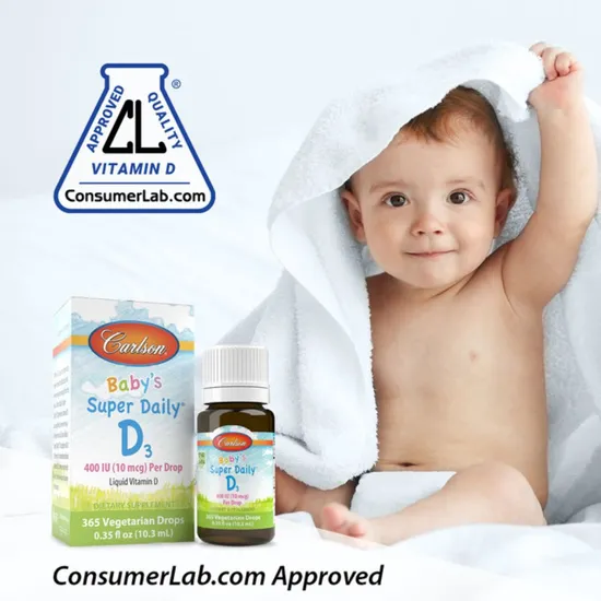 Carlson Labs Baby's Super Daily D3 400iu 2.54ml