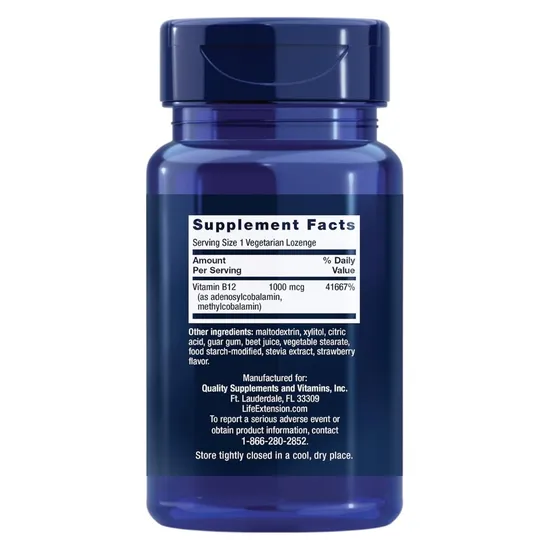 Life Extension B12 Elite Lozenges 60 Lozenges