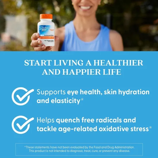 Doctor's Best Astaxanthin With AstaPure 6mg Veg Softgels 90