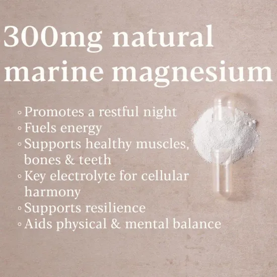 Higher Nature Atlantic Marine Magnesium Capsules 30 Capsules