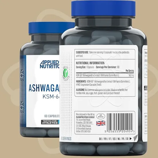 Applied Nutrition Ashwagandha KSM- Capsules 66 Capsules