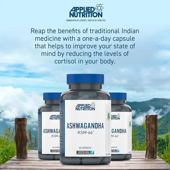 Applied Nutrition Ashwagandha KSM- Capsules 66 Capsules
