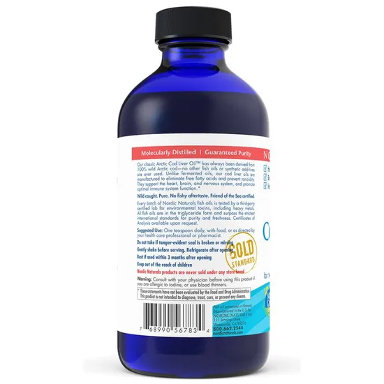 Nordic Naturals Arctic Cod Liver Oil 1060mg Strawberry 237ml