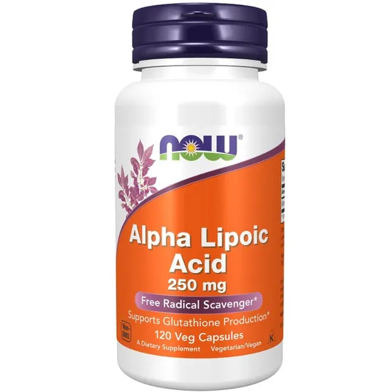 NOW Foods Alpha Lipoic Acid 250mg 60 Capsules