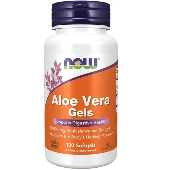 NOW Foods Aloe Vera Gels 100 Soft Gels