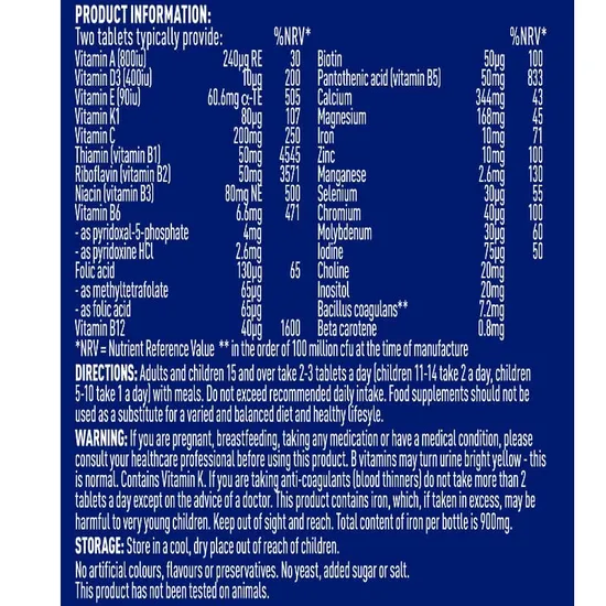 Higher Nature Advanced Multi Tablets 90 Tablets