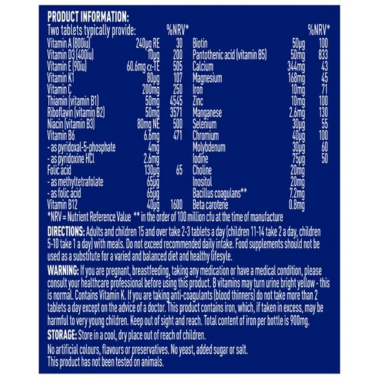 Higher Nature Advanced Multi Tablets 90 Tablets