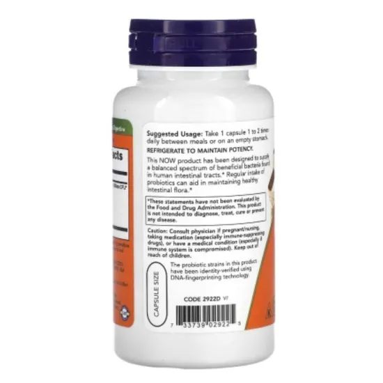 NOW Foods Acidophilus Capsules 4x6 Capsules