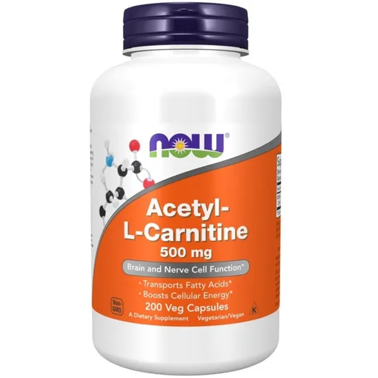 NOW Foods Acetyl-L-Carnitine 500mg 200 Capsules