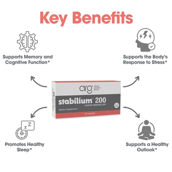 Allergy Research Group Stabilium 200 Capsules 30 Capsules