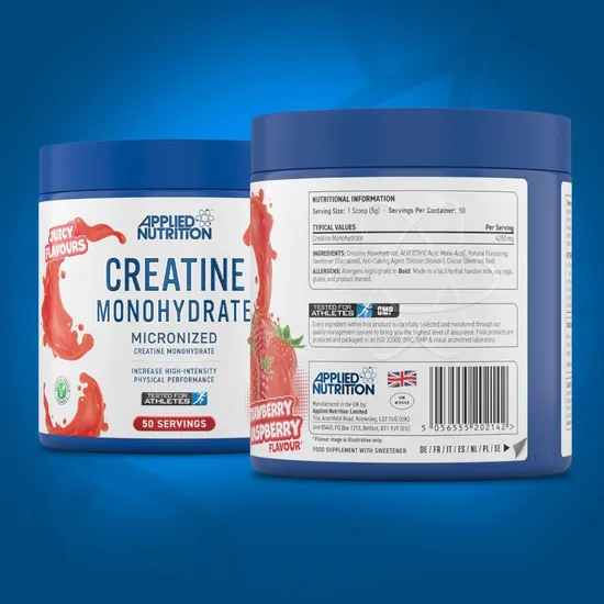 Applied Nutrition Creatine Monohydrate Strawberry & Raspberry Powder 250g
