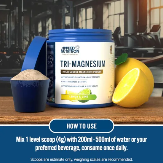 Applied Nutrition Tri-Magnesium Lemon & Lime 200g
