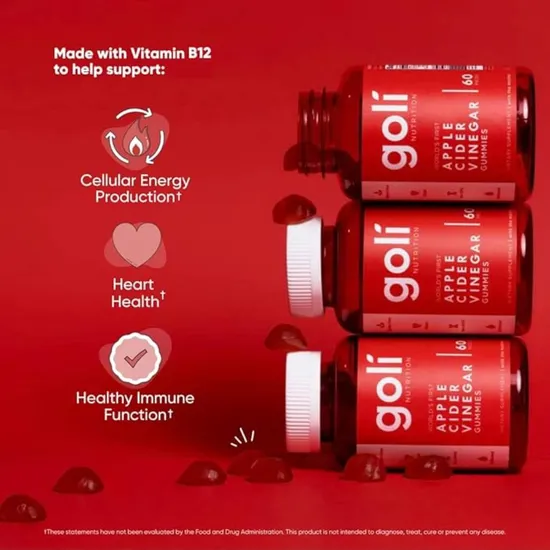 Goli Nutrition Apple Cider Vinegar Gummies 30 Gummies