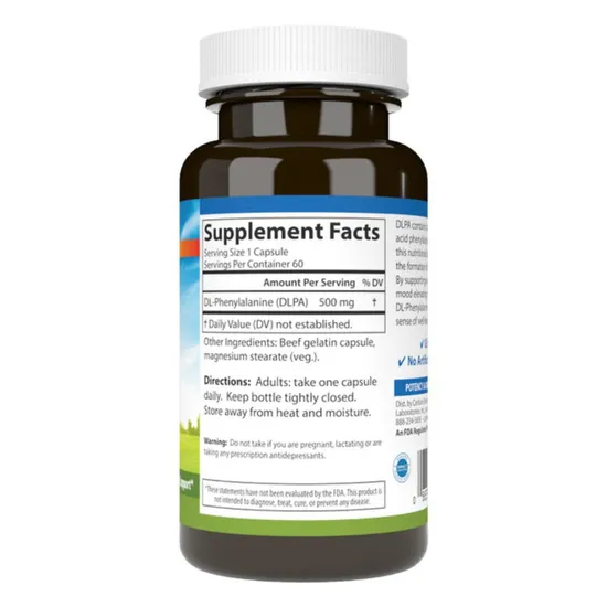 Carlson Labs DLPA 500mg Capsules 60 Capsules