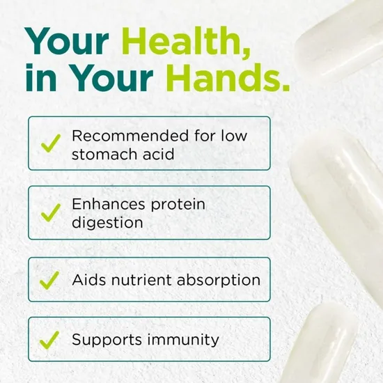 Cytoplan Betaine & Pepsin 345mg/10mg Capsules 60 Capsules