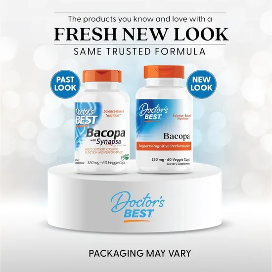 Doctor's Best Bacopa With Synapsa 320mg Vegicaps 60 Vegicaps