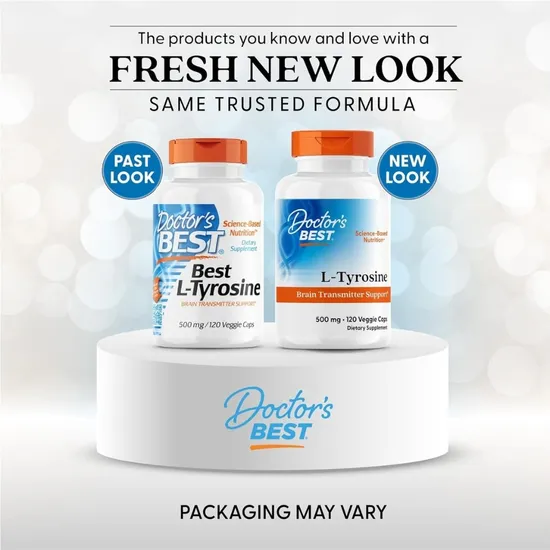 Doctor's Best Best L-Tyrosine 500mg Vegicaps 120 Vegicaps