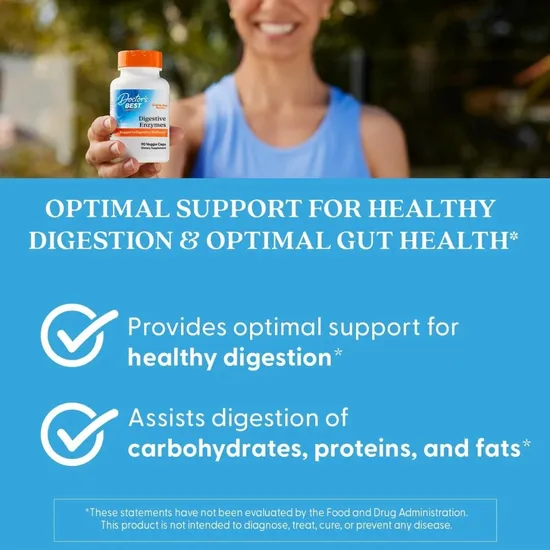 Doctor's Best Digestive Enzymes Vegicaps 90 Vegicaps