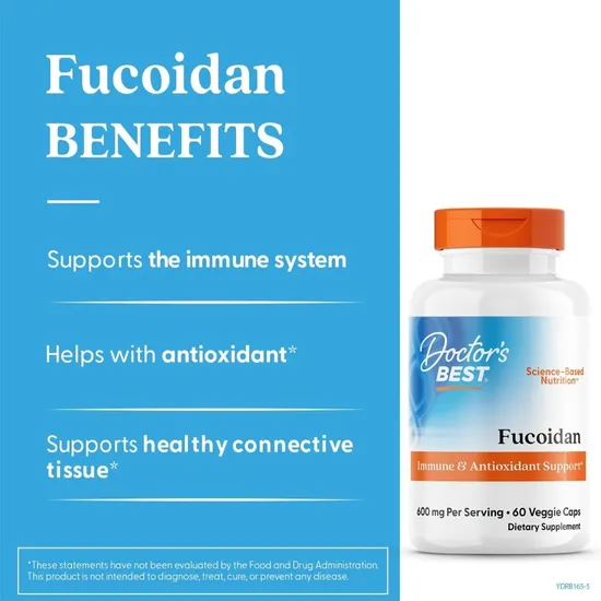 Doctor's Best Fucoidan 70% 300mg Vegicaps 60 Vegicaps