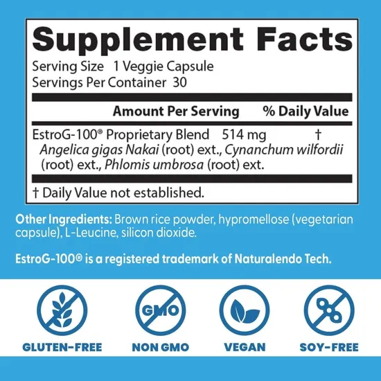 Doctor's Best Menopause Spectrum With EstroG-100 Vegicaps 30 Vegicaps