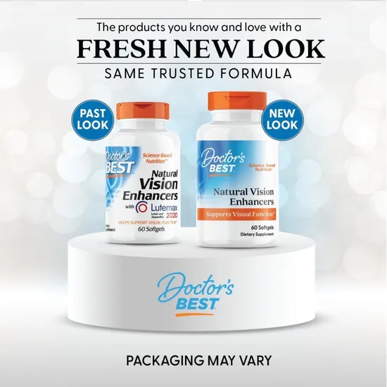 Doctor's Best Natural Vision Enhancers Softgels 60 Softgels