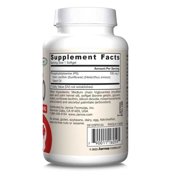 Jarrow Formulas PS 100 Capsules 120 Capsules