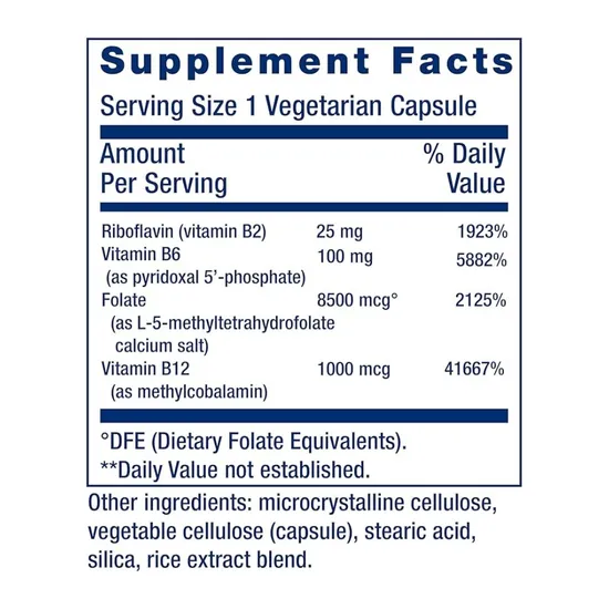 Life Extension Homocysteine Resist Vegicaps 60 Vegicaps