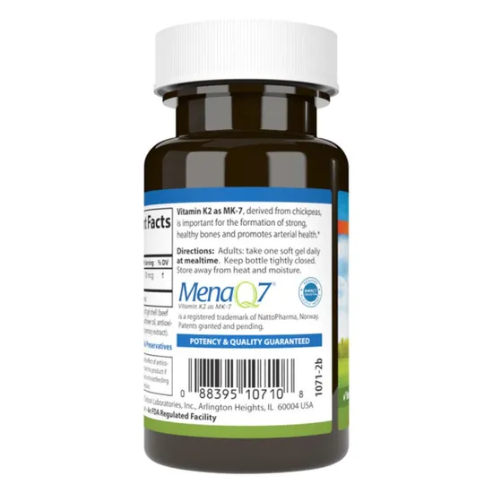 Carlson Labs Vitamin K2 MK-7 90mcg Softgels 60 Softgels