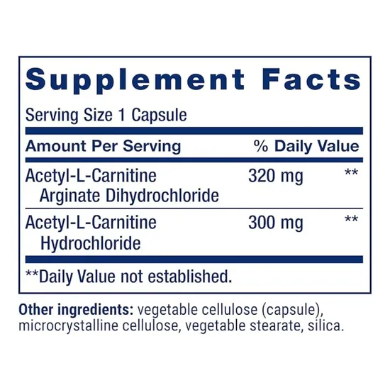 Life Extension Acetyl-L-Carnitine Arginate Vegicaps 90 Vegicaps