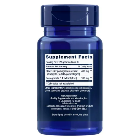 Life Extension Pomegranate Fruit Extract Vegicaps 30 Vegicaps