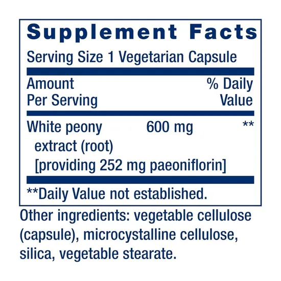Life Extension Peony Immune Vegicaps 60 Vegicaps