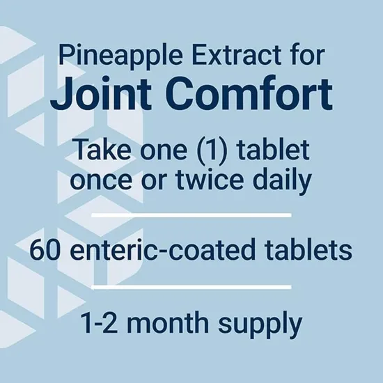 Life Extension Specially-Coated Bromelain 500mg Tablets 60 Tablets