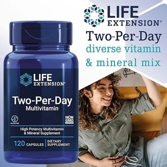 Life Extension Two-Per-Day Capsules 60 Capsules