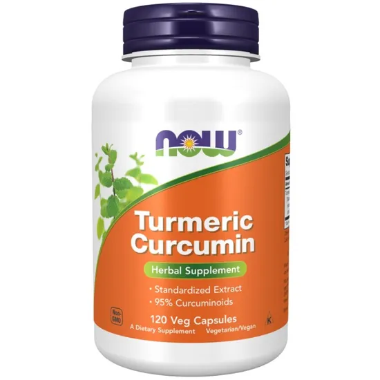 NOW Foods Curcumin Capsules 60 Capsules