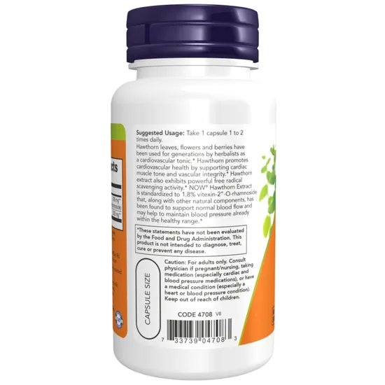 NOW Foods Hawthorn Extract 300mg Capsules 90 Capsules