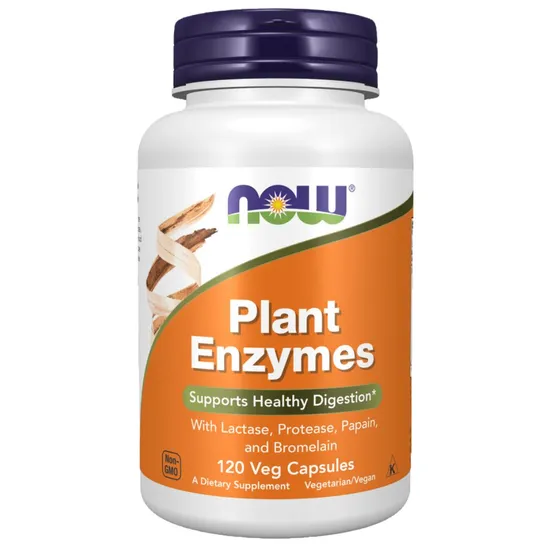 NOW Foods Plant Enzymes Capsules 120 Capsules