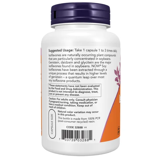 NOW Foods Soy Isoflavones Capsules 120 Capsules